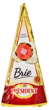 Изображение товара Сыр мягкий President Бри с белой плесенью 60% БЗМЖ, 200 г