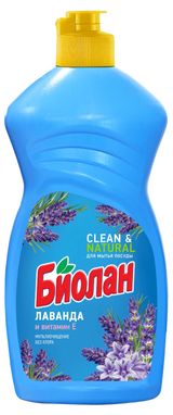 Изображение товара Жидкость для мытья посуды «Биолан» Лаванда и витамин Е, 450 г