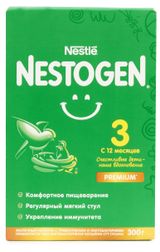 Изображение товара Напиток молочный Nestle Nestogen 3 с пребиотиками и лактобактериями с 12 мес. БЗМЖ, 300 г