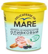 Изображение товара Коктейль из морепродуктов «Балтийский берег» Оливковый в масле, 380 г