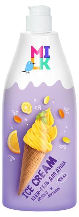 Изображение товара Крем-гель для душа Milk молоко и апельсин, 800 мл