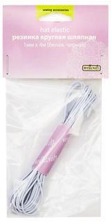 Изображение товара Резинка Wellcraft круглая шляпная, 1 мм х 4 м