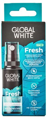 Изображение товара Спрей для полости рта Global White Освежающий, 15 мл