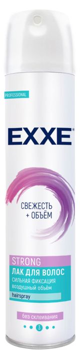 Изображение товара Лак для волос Exxe Strong Свежесть и объем сильная фиксация, 300 мл