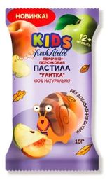 Изображение товара Пастила для детей раннего возраста Fresh Atelie KIDS Яблочно-Персиковая Улитка, 15 г