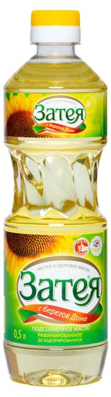 Изображение товара Масло подсолнечное «Затея» рафинированное, 500 мл