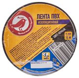 Изображение товара Лента АШАН Красная птица изоляционная черная ПВХ, 15 мм х 15 м