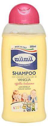 Изображение товара Шампунь-кондиционер для волос детский Milmil 2 в 1 Ваниль, 500 мл
