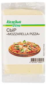 Изображение товара Сыр рассольный Моцарелла «Каждый день» Mozzarella Pizza 40% БЗМЖ, 200 г