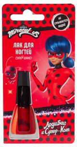 Изображение товара Лак для ногтей Miraculous детский Леди баг и Супер кот, 6 мл