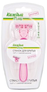 Изображение товара Станок для бритья женский «Каждый день» с одной сменной кассетой