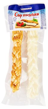 Изображение товара Сыр рассольный копченый Чечил косичка ассорти «ФЭГ» БЗМЖ, 40 г