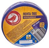 Изображение товара Лента АШАН Красная птица изоляционная синяя ПВХ, 15 мм х 15 м