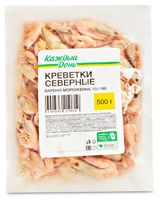 Изображение товара Креветки «Каждый день» варено-мороженные 150/180, 500 г