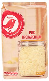 Изображение товара Рис пропаренный АШАН Красная птица, 800 г