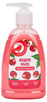 Изображение товара Жидкое мыло для рук АШАН Красная птица Вишневый мармелад, 300 мл