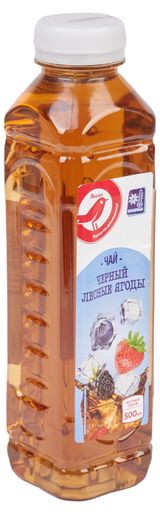 Изображение товара Чай черный холодный АШАН Красная птица со вкусом «Лесные ягоды», 500 мл