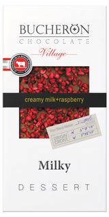 Изображение товара Шоколад молочный BUCHERON с кусочками малины, 100 г
