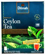 Изображение товара Чай черный листовой Dilmah цейлонский, 100х2 г