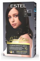 Изображение товара Краска для волос Estel Color Signature Мокко шатен коричневый 4/7, 120 мл