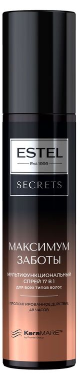 Изображение товара Спрей для волос Estel Secrets Максимум заботы 17/1, 200 мл