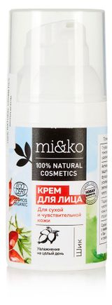 Изображение товара Крем для лица mi&ko Organic Шик для сухой и чувствительной кожи, 30 мл