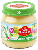 Изображение товара Пюре «Сады Придонья» цветная капуста с 4 мес., 80 г