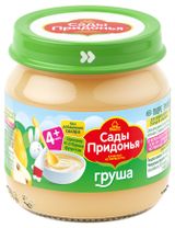 Изображение товара Пюре «Сады Придонья» грушевое с 4 мес., 80 г