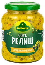 Изображение товара Соус горчичный Kuhne Релиш с маринованными огурцами, 350 г