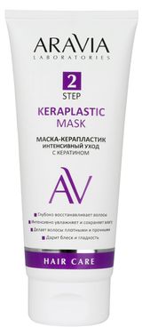 Изображение товара Маска-керапластик для волос ARAVIA Laboratories интенсивный уход с кератином, 200 мл