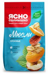 Изображение товара Мюсли «Ясно солнышко» ореховые запеченные, 300 г