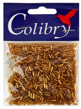 Изображение товара Бисер Colibry стеклянный золотой, 20 г