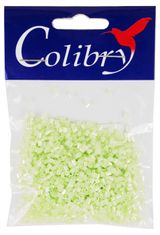 Изображение товара Бисер-рубка Colibry зеленый, 20 г