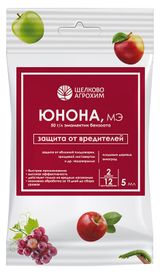 Изображение товара Средство для защиты растений от вредителей «Щелково Агрохим» Юнона для плодовых деревьев и винограда, 5 мл