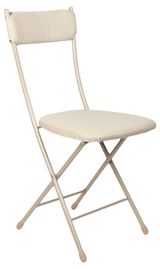 Изображение товара Стул складной Actuel с мягкой спинкой бежевый, 89х39,5х54,5 см