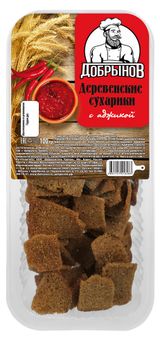 Изображение товара Сухарики деревенские «Добрынов» аджика, 100 г