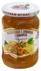 Изображение товара Варенье «Царская ягода» из облепихи с лимоном и имбирем, 360 г
