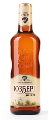 Изображение товара Пиво светлое «Юзберг» Helles фильтрованное 4,5%, 470 мл