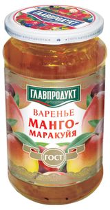 Изображение товара Варенье «ГЛАВПРОДУКТ» Манго-маракуйя, 550 г