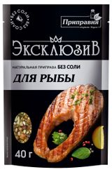 Изображение товара Приправа натуральная «Приправия» Эксклюзив для рыбы без соли, 40 г