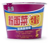 Изображение товара Лапша быстрого приготовления Siyuan Пшеничная и Фунчоза кисла-острая с тушеным мясом и маринованным яйцом Китай, 195 г