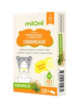 Изображение товара Очищающие полоски для носа от черных точек Mioni Гамамелис, 10 шт