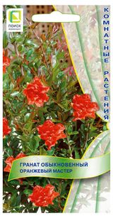 Изображение товара Семена «Поиск» Гранат Обыкновенный Оранжевый Мастер, 5 шт
