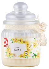 Изображение товара Свеча АШАН Красная птица с ароматом ванили в банке, 45 ч
