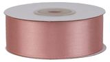 Изображение товара Лента флористическая атласная розово-персиковая для цветов и подарков 25 мм х 22,7 м, 1 шт
