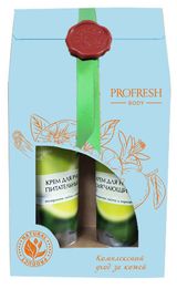 Изображение товара Набор подарочный Profresh Голубой, Крем для рук питательный 75 мл + Крем для ног смягчающий 75 мл