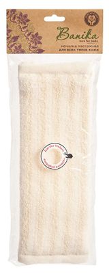 Изображение товара Мочалка Banika длинная хлопок поролон, 36х12 см