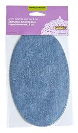 Изображение товара Заплатки термоклеевые Wellcraft джинсовые, 2 шт