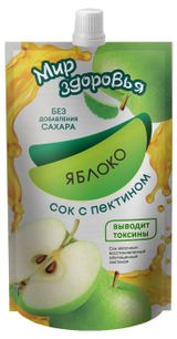 Изображение товара Сок «Мир Здоровья» Яблоко с пектином,  0,3 л