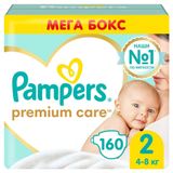 Изображение товара Подгузники Pampers Care размер 2 (4-8 кг), 160 шт